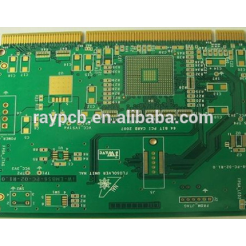 FR4 Green Solder Mask with BGA and Gold Finger Artwork